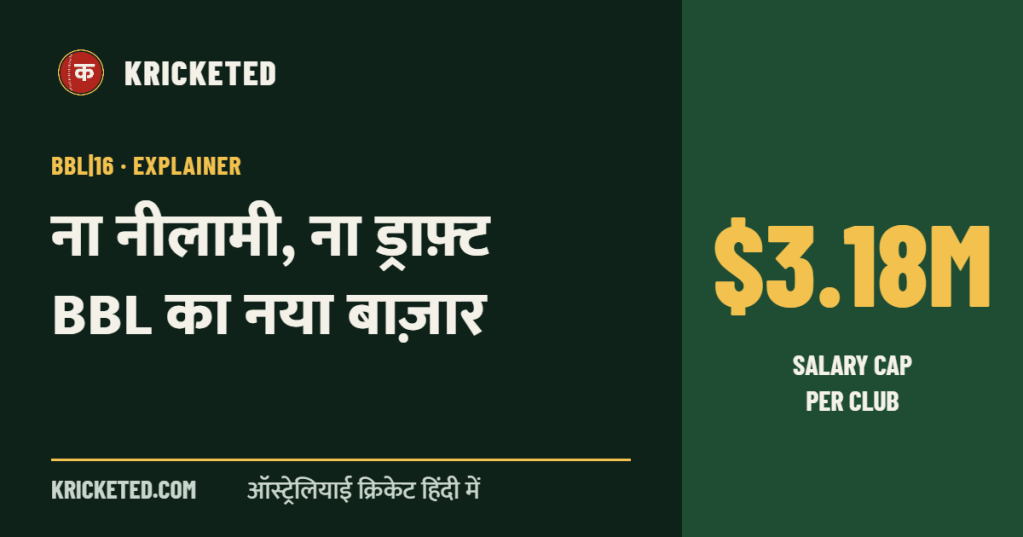 Kricketed: ना नीलामी, ना ड्राफ़्ट BBL का नया बाज़ार